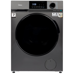 Стиральная машина MIDEA/ Стиральная машина MIDEA, SOLAR Series, узкая, фронтальная, загрузка 7 кг, 15 программ, 1200 об/мин, инверторный мотор, стирка с паром, электронное управление (Full Touch-панель) + управление через приложение MSmartHome, режим 