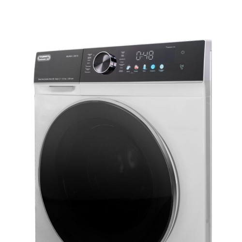 Стиральная машина Delonghi/ Стиральная машина Delonghi, глубина 62.8 см, 1200 об/мин, загрузка 10.5 кг, 14 программ, инверторный (Direct Drive inverter Motor) мотор с прямым приводом, LED дисплей, электронное управление, отсрочка запуска, пар, дозагрузка 