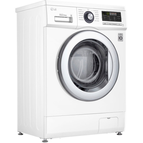 Стиральная машина LG Mega 2 Refresh F1096ND3 класс: A загр.фронтальная макс.:6кг белый инвертер Стиральная машина LG Mega 2 Refresh F1096ND3 класс: A загр.фронтальная макс.:6кг белый инвертер