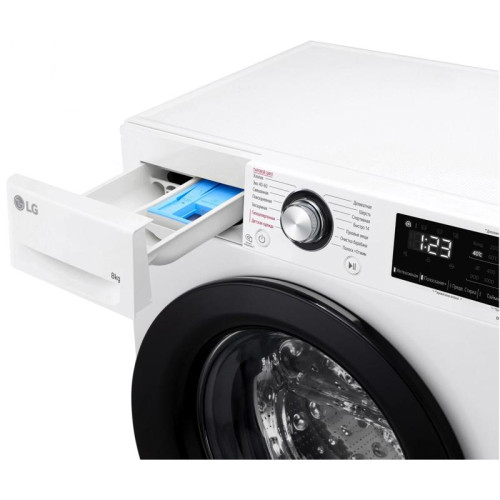 Стиральная машина LG F2V3PS6W класс: A загр.фронтальная макс.:8кг белый инвертер