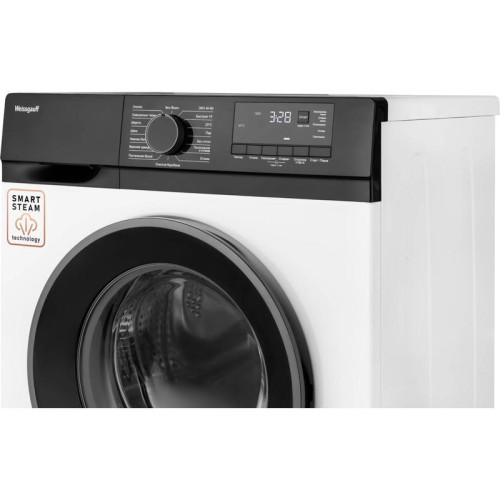 Стиральная машина Weissgauff WM 45106 Steam класс: A+ загр.фронтальная макс.:6кг белый Стиральная машина Weissgauff WM 45106 Steam класс: A+ загр.фронтальная макс.:6кг белый