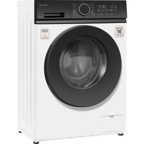 Стиральная машина Weissgauff WM 41106 Inverter Steam класс: A+++ загр.фронтальная макс.:6кг белый инвертор