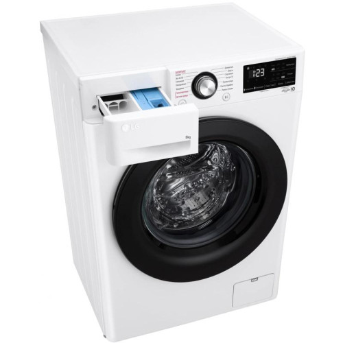 Стиральная машина LG F2V3PS6W класс: A загр.фронтальная макс.:8кг белый инвертер