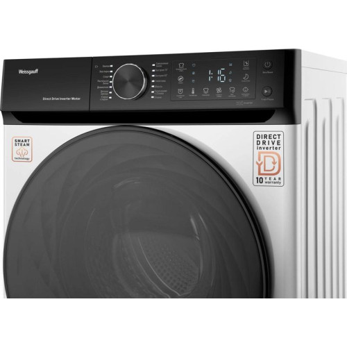 Стиральная машина Weissgauff WM 59411 Direct Drive Inverter Steam класс: A+++ загр.фронтальная макс.:11кг белый