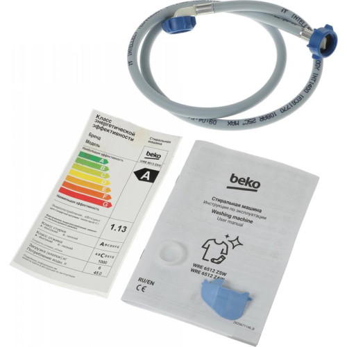 Стиральная машина Beko WRE6512ZAW класс: A загр.фронтальная макс.:6кг белый