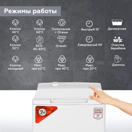 Стиральная машина KF-UME7202W KRAFT