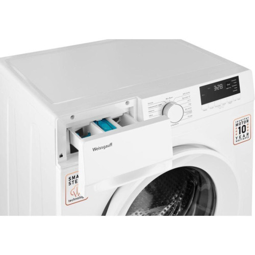 Стиральная машина Weissgauff WM 46127 DC Inverter Steam класс: A+++ загр.фронтальная макс.:7кг белый инвертер