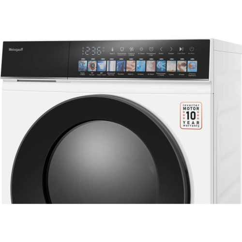 Стиральная машина Weissgauff WMD 59211 Touch Inverter класс: A+++ загр.фронтальная макс.:10.5кг (с сушкой) белый инвертор Стиральная машина Weissgauff WMD 59211 Touch Inverter класс: A+++ загр.фронтальная макс.:10.5кг (с сушкой) белый инвертор