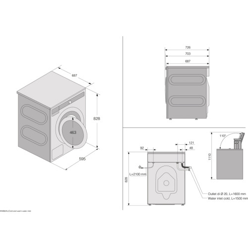 Стиральная машина ASKO/ Арт. 745905 ; Стиральная машина ASKO, Style, загрузка 11 кг, 1400 об/мин, 23 программы, 4 режима стирки, спец. опции (малая загрузка, дезинфекция), сенсорный TFT дисплей, подсветка барабана, моторизованный дверной замок, BLDC мотор