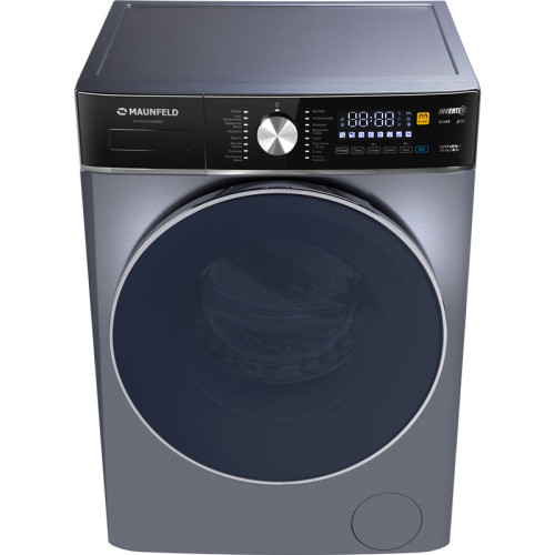 Стиральная машина Maunfeld MFWD14106SB03 Стиральная машина c сушкой и инвертором MAUNFELD MFWD14106SB03, фронтальная загрузка, 84.7х50х60 см, загрузка 10 кг, 1400 об.мин, 16 режимов, сенсорное управление, защита от детей, подсветка барабана, дисплей, сушк