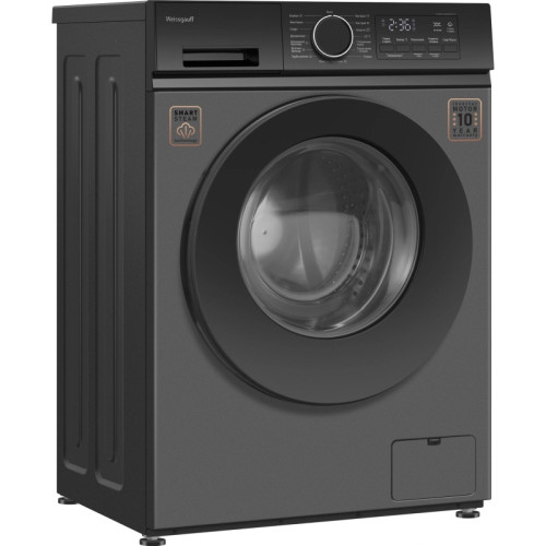 Стиральная машина Weissgauff WM 48128 Inverter Steam класс: A+++ загр.фронтальная макс.:8кг темно-серый инвертор