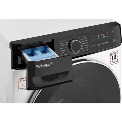 Стиральная машина Weissgauff WM 4627 Touch Inverter Steam класс: A+++ загр.фронтальная макс.:7кг белый инвертер