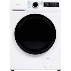 Стиральная машина MIDEA/ MDK/Стиральная машина MIDEA, отдельностоящая, глубина 40 см, 7 кг, 15 программ, 1200 об/мин, пар, инверторный мотор, отсрочка старта, предварительная стирка, дополнительное полоскание, очистка барабана, электронное управление, эне