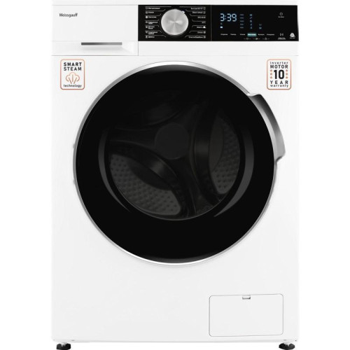 Стиральная машина Weissgauff WM 47147 DC Inverter Steam класс: A загр.фронтальная макс.:7кг белый инвертор