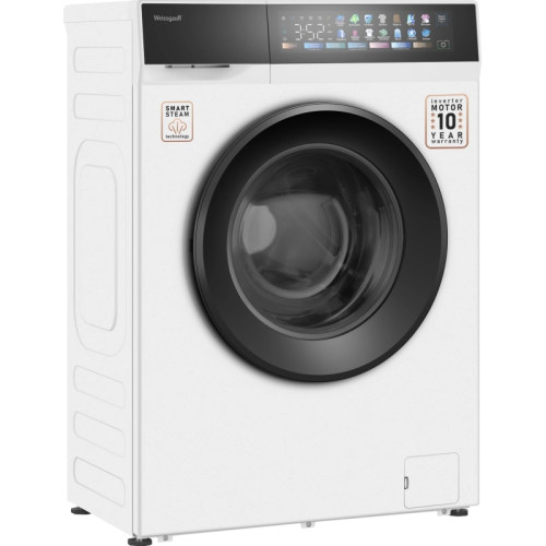 Стиральная машина Weissgauff WM 39107 Full Touch Inverter Steam класс: A+++ загр.фронтальная макс.:7кг белый инвертор