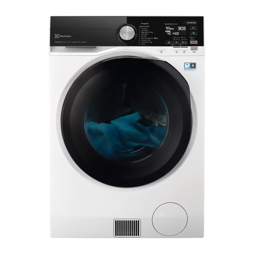 Стиральные машины с функцией сушки ELECTROLUX/ Фронтальная загрузка серия PC900, стирка 9кг / сушка 6кг, отжим 1400 об/мин, классы A-40%/A, большой ЖК дисплей, инверторный двигатель с постоянными магнитами, сушка по технологии теплового насоса Heat Pump, 