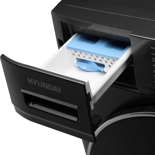 Стиральная машина Hyundai WFD9403 класс: B загр.фронтальная макс.:10кг (с сушкой) темно-серый инвертер