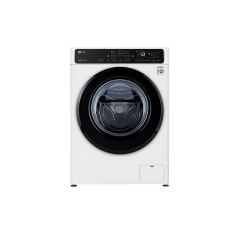 Стиральная машина LG/ Стиральная машина LG, отдельностоящая, ВхШхГ 850х600х455 мм, загрузка 7 кг, 1200 об/мин, LED дисплей, технология AI DD, дозагрузка белья, пар, инверторный мотор с прямым приводом, отсрочка старта, энергоэффективность А, цвет белый