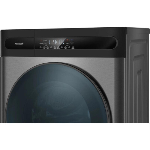 Стиральная машина Weissgauff WMD 49411 DC Inverter класс: B загр.фронтальная макс.:11кг (с сушкой) темно-серебристый инвертер