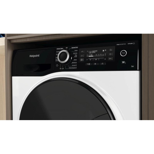 Стиральная машина Hotpoint NSD 8249 ZD AVE RU класс: A загр.фронтальная макс.:8кг белый инвертер