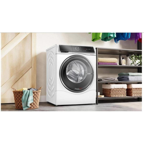 Стиральная машина Bosch Serie 8 WNC254A0SN пан.англ. класс: D загр.фронтальная макс.:10.5кг (с сушкой) белый