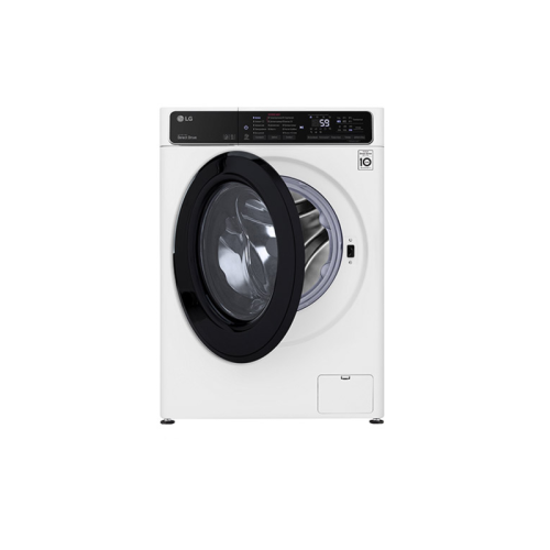 Стиральная машина LG/ Стиральная машина LG, отдельностоящая, ВхШхГ 850х600х455 мм, загрузка 7 кг, 1200 об/мин, LED дисплей, технология AI DD, дозагрузка белья, пар, инверторный мотор с прямым приводом, отсрочка старта, энергоэффективность А, цвет белый