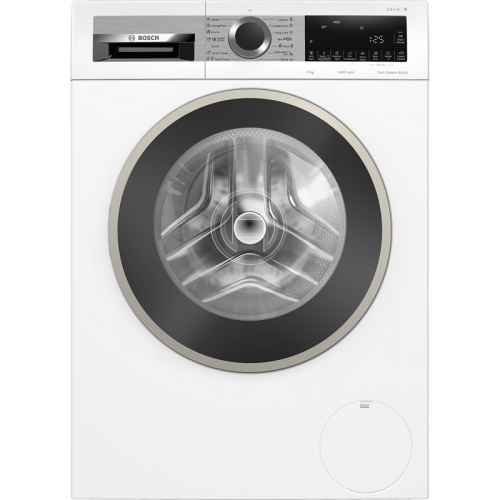 Отдельностоящая стиральная машина BOSCH WGA24400ME 85/60см,1400 об/мин,защита от детей,загрузка 9 кг, дисплей,таймер,класс энергоэффективности А+++,цвет белый