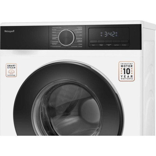 Стиральная машина Weissgauff WM 45712 Inverter Steam класс: A+++ загр.фронтальная макс.:7кг белый инвертор Стиральная машина Weissgauff WM 45712 Inverter Steam класс: A+++ загр.фронтальная макс.:7кг белый инвертор