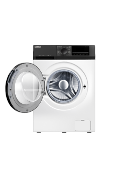 Стиральная машина Delonghi/ Стиральная машина Delonghi, глубина 47 см, 1000 об/мин, загрузка 7 кг, 16 программ, инверторный BLDC мотор, LED дисплей, электронное управление, отсрочка запуска, пар, дозагрузка белья, очистка барабана, энергоэффективность А++