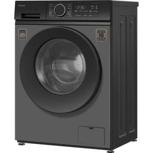 Стиральная машина Weissgauff WM 48128 Inverter Steam класс: A+++ загр.фронтальная макс.:8кг темно-серый инвертор