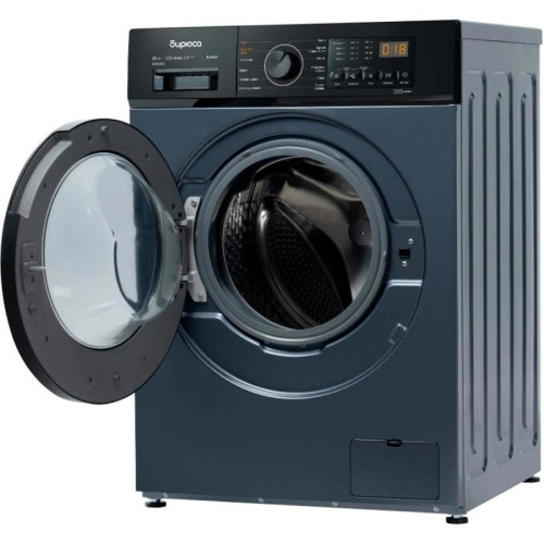 Стиральная машина Бирюса WMD-SM812/03 W класс: A+++ загр.фронтальная макс.:8кг (с сушкой) синий инвертер