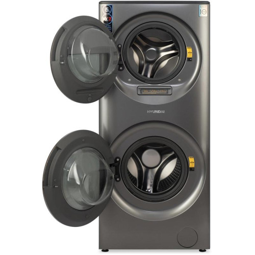 Стиральная машина Hyundai Proxima WMD9424 класс: A+++ загр.фронтальная макс.:15кг (с сушкой) темно-серебристый