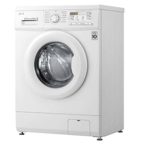 Стиральная машина LG F10B8MD класс: A загр.фронтальная макс.:5.5кг белый инвертер