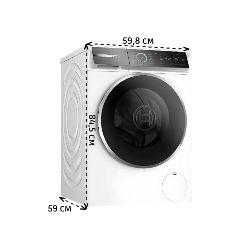 Отдельностоящая стиральная машина BOSCH WGB24400ME 8-Series,полноразмерная стиральная машина,загрузка 9кг, 1400 об/мин.,габариты:845 x 598 x 590 мм., мотор EcoSilence Drive, 4D Wash System,Easy Start Guide,AquaStop®, цвет белый