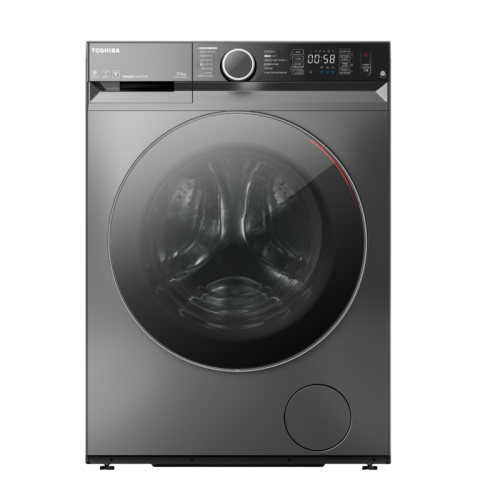 Стиральная машина Toshiba/ Стиральная машина Toshiba, ВхШхГ 850х595х585 мм, 9 кг, 12 программ, 1400 об/мин, инверторный мотор, технологии UltraFineBubbles, Great Waves, CycloneMix, очистка люка Door Spray, электронное управление (Touch-панель + программат