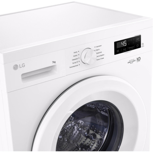 Стиральная машина LG F2Y1HS3W.ABWPCOM класс: A загр.фронтальная макс.:7кг белый инвертор Стиральная машина LG F2Y1HS3W.ABWPCOM класс: A загр.фронтальная макс.:7кг белый инвертор