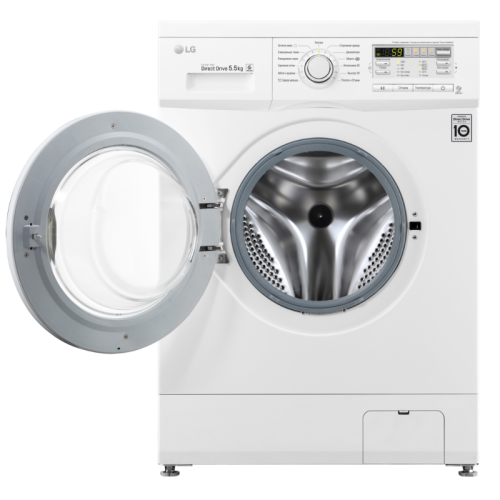 Стиральная машина LG F10B8MD класс: A загр.фронтальная макс.:5.5кг белый инвертер