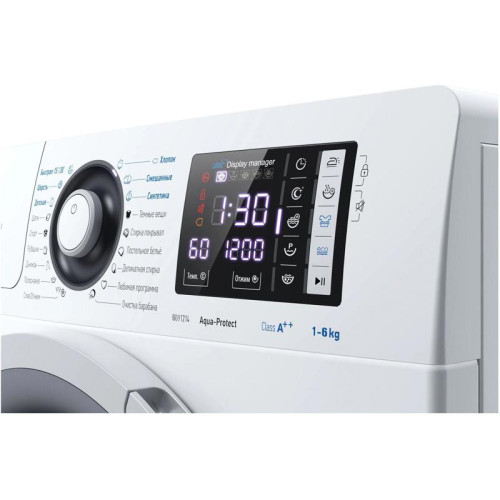 Стиральная машина Атлант СМА 60У1214-01 класс: A+++ загр.фронтальная макс.:6кг белый