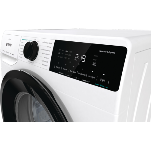 Стиральные машины GORENJE/ WNA84ACIS, A+++, 9 кг, 1400 об./мин., Ширина: 60 см, Высота: 85 см, Глубина 60 см, черный цвет