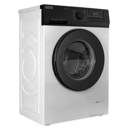 Стиральная машина Delonghi/ Стиральная машина Delonghi, глубина 47 см, 1000 об/мин, загрузка 7 кг, 16 программ, инверторный BLDC мотор, LED дисплей, электронное управление, отсрочка запуска, пар, дозагрузка белья, очистка барабана, энергоэффективность А++