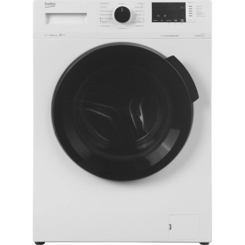 Стиральная машина Beko WSPE7612W класс: A загр.фронтальная макс.:7кг белый инвертер