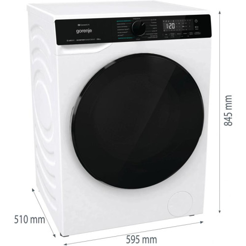 Стиральная машина Gorenje WD2PA854ADW/C класс: A++ загр.фронтальная макс.:8кг белый инвертер