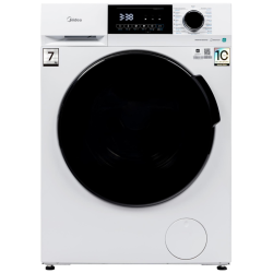 Стиральная машина MIDEA/ Стиральная машина MIDEA, SOLAR Series, узкая, фронтальная, загрузка 7 кг, 15 программ, 1200 об/мин, инверторный мотор, стирка с паром, электронное управление (Full Touch-панель) + управление через приложение MSmartHome, режим 