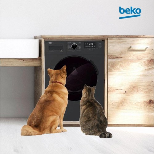 Стиральная машина Beko WSPE7612A класс: A загр.фронтальная макс.:7кг антрацит инвертер
