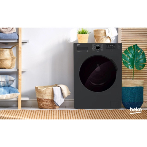 Стиральная машина Beko WSPE7612A класс: A загр.фронтальная макс.:7кг антрацит инвертер