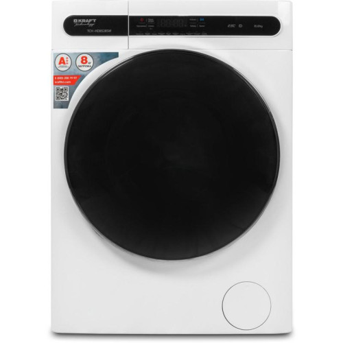 Стиральная машина Kraft TCH-HD8528SW класс: A+++ загр.фронтальная макс.:8кг белый инвертор