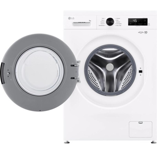 Стиральная машина LG F2Y1VS6W класс: A загр.фронтальная макс.:9кг белый инвертер