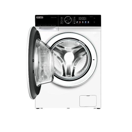 Стиральная машина Delonghi/ Стиральная машина Delonghi, глубина 62.8 см, 1200 об/мин, загрузка 10.5 кг, 14 программ, инверторный (Direct Drive inverter Motor) мотор с прямым приводом, LED дисплей, электронное управление, отсрочка запуска, пар, дозагрузка 