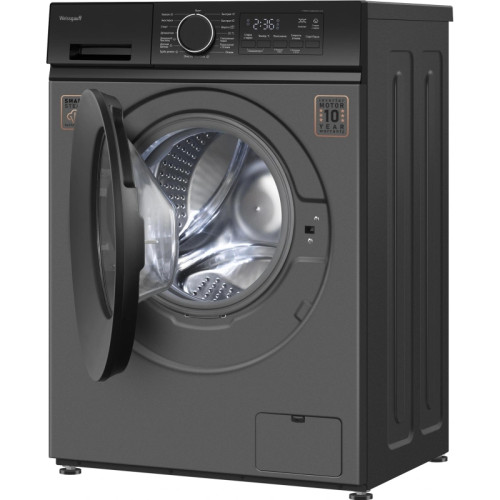 Стиральная машина Weissgauff WM 48128 Inverter Steam класс: A+++ загр.фронтальная макс.:8кг темно-серый инвертор