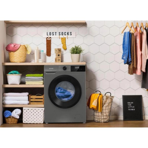 Стиральная машина Gorenje WNHPI84AS/AR класс: A загр.фронтальная макс.:8кг темно-серый инвертер